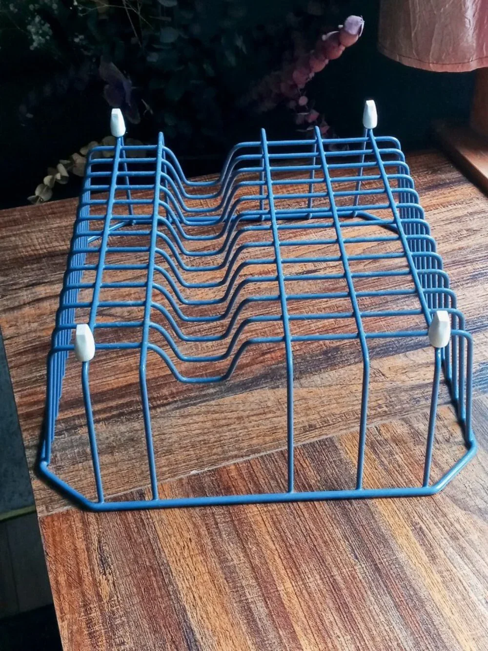 Vintage Rubbermaid Sturdy Vinyl-coated Wire Dish Drying Rack Great Condition!